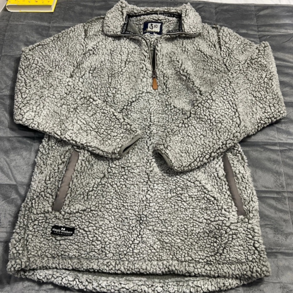 Sherpa fleece pullover